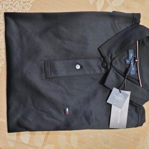 Tommy Hilfiger Men’s Classic Polo Shirt – Black