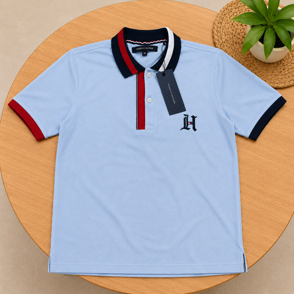 Tommy Hilfiger Premium Polo Shirt – Sky Blue