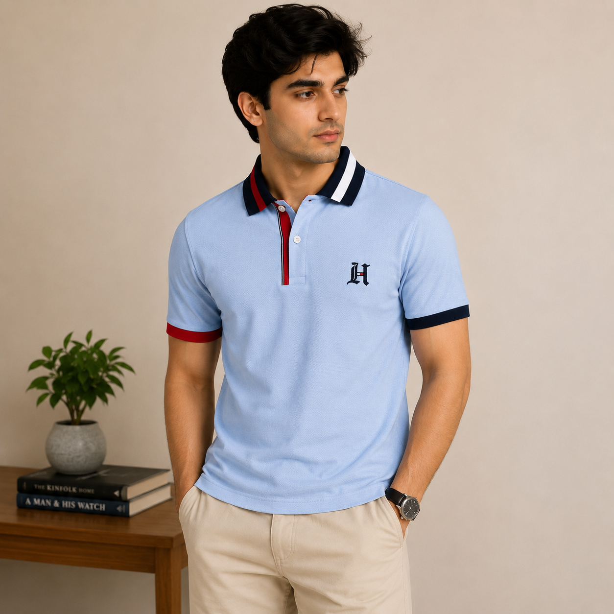 Tommy Hilfiger Premium Polo Shirt – Sky Blue