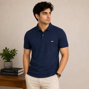Calvin Klein Jeans Polo Shirt – Navy Blue